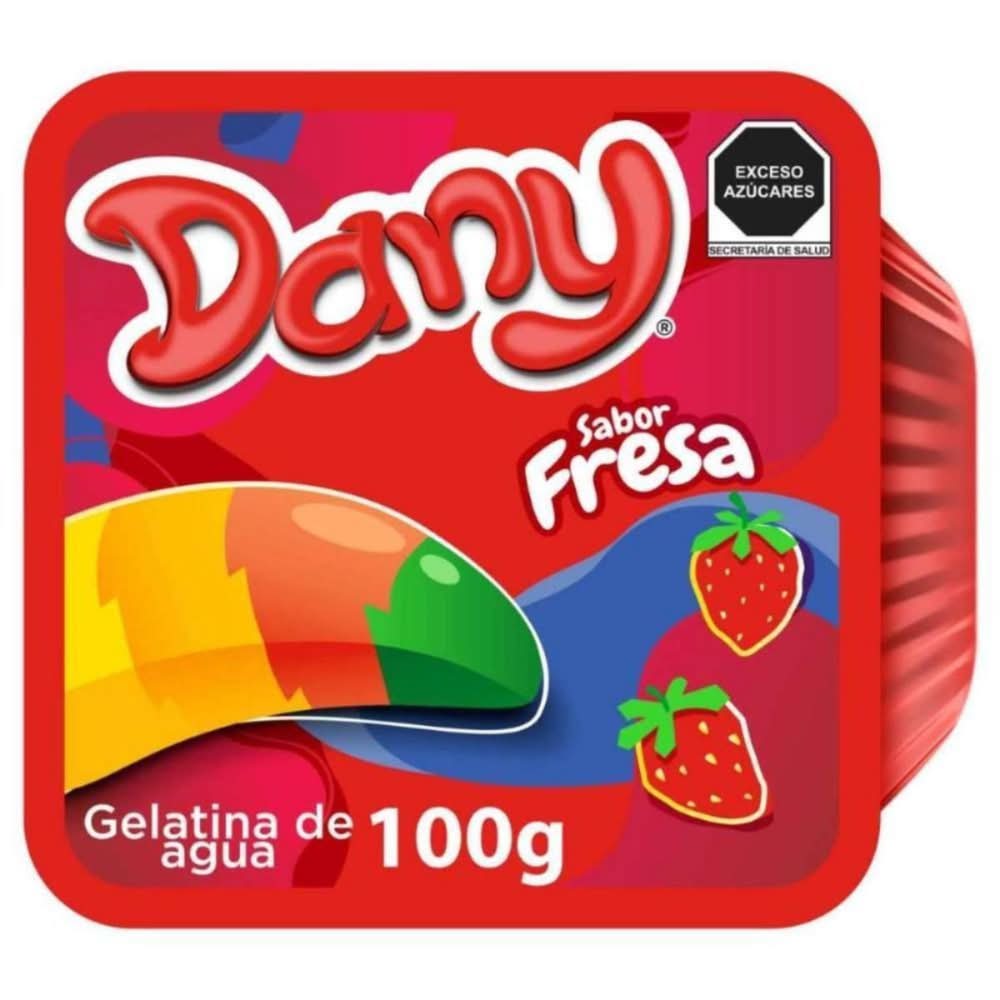 Dany · Gelatina de agua sabor fresa (100 g)