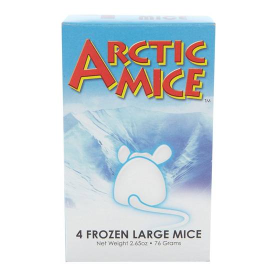 Arctic Mice Frozen Large Mice (Size: 4 Count)