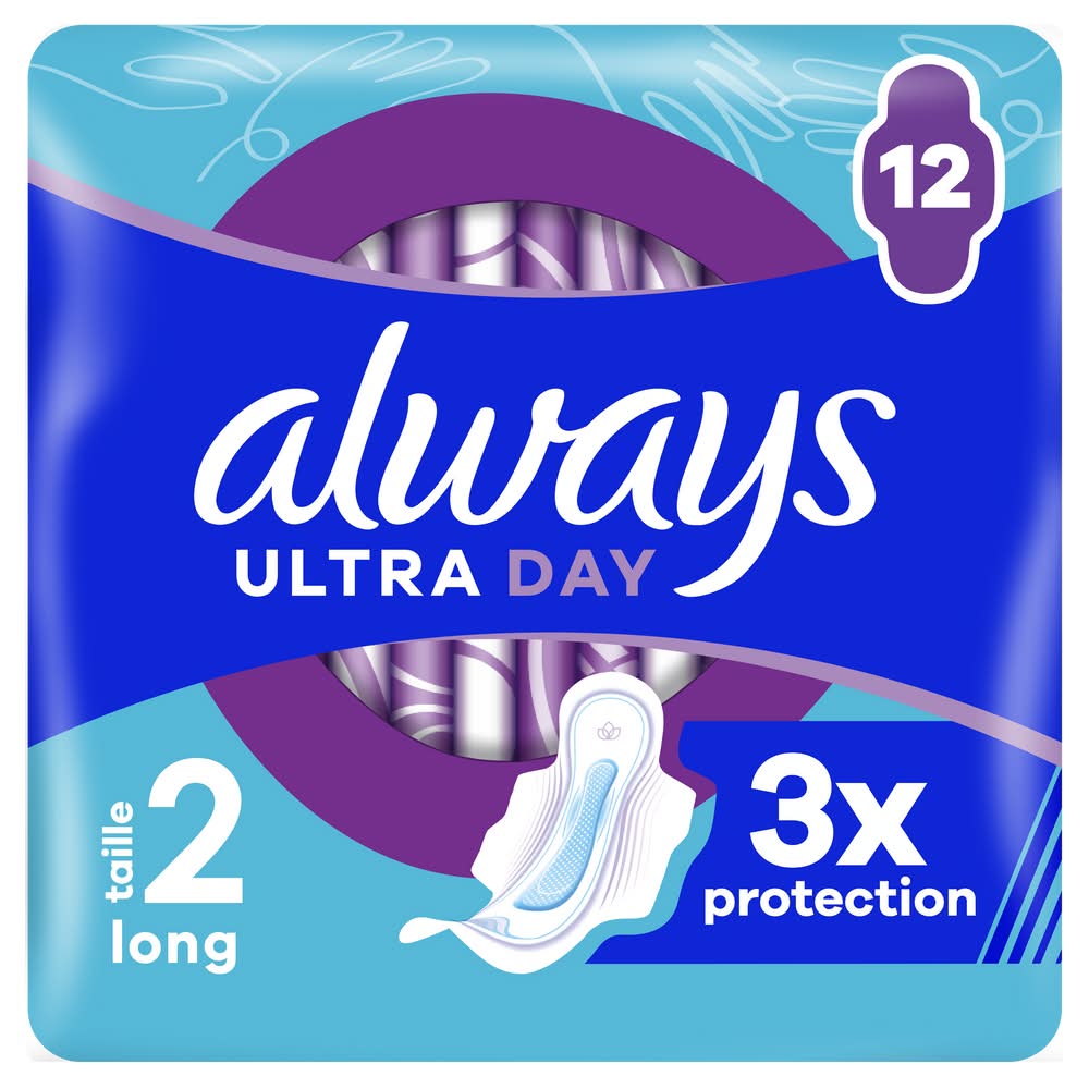 Always - Ultra jour serviettes long ailettes, female, 2 (12)