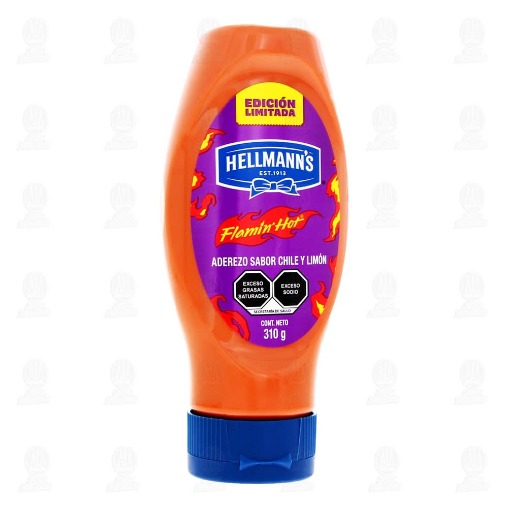 Hellmann's · Flamín hot aderezo, chile-limón (310 g)