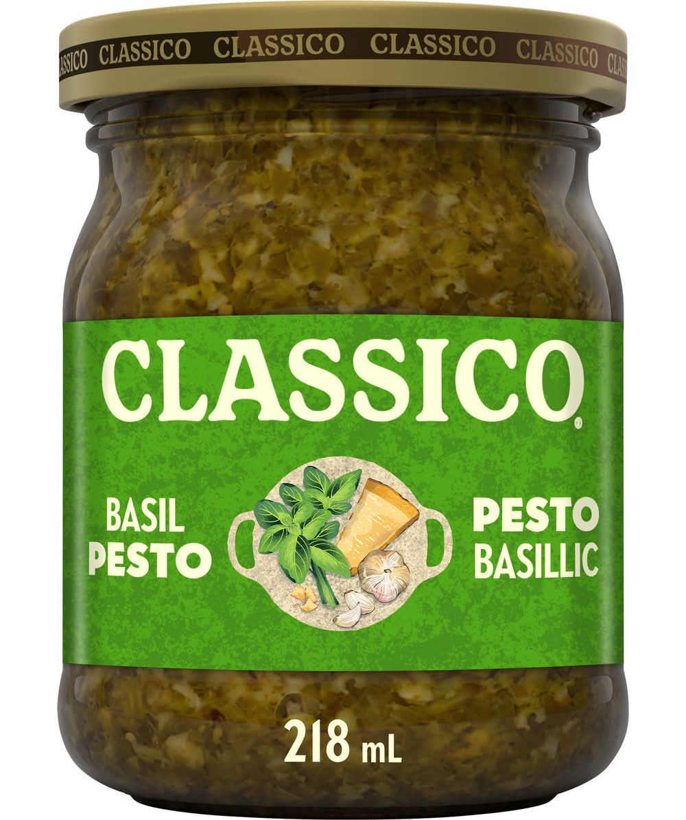 Classico Pesto Sauce, Basil (218 ml)