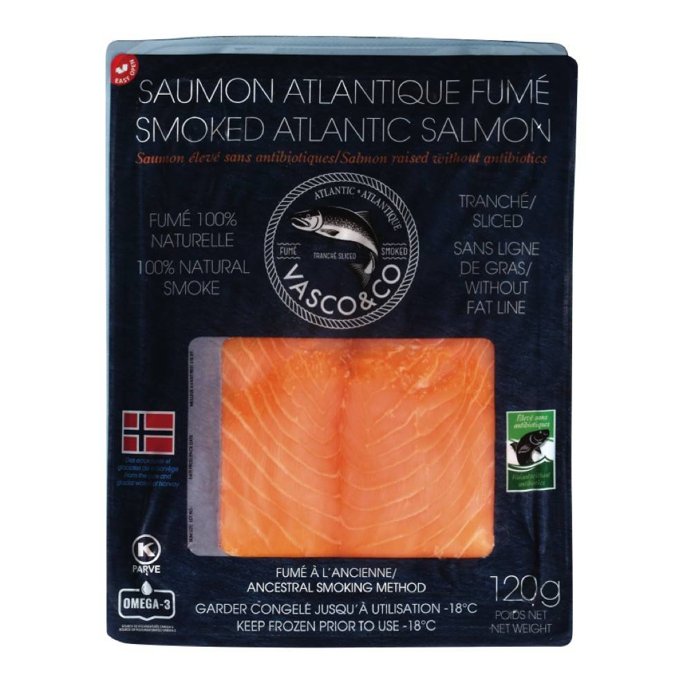 Vasco & Co Smoked Atlantic Salmon (120 g)