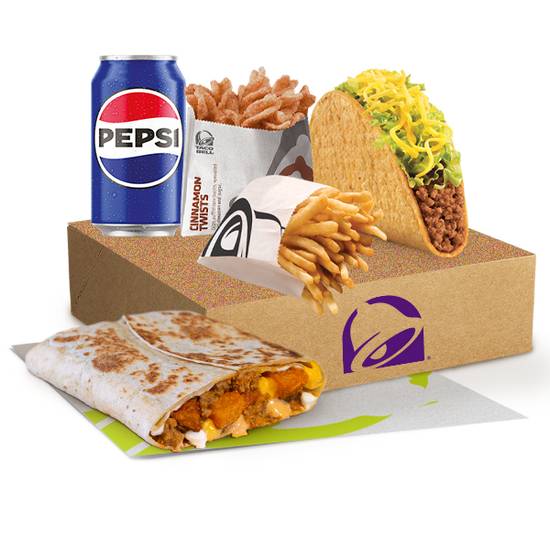 PLU 10398 - Box Flat Burrito de carne