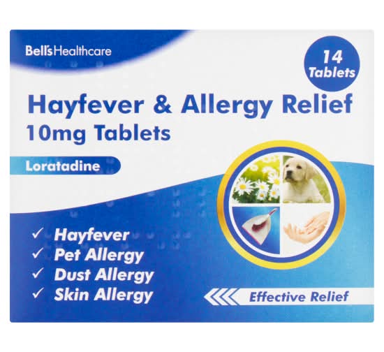 Bell's Hayfever & Allergy Relief Tablets Loratadine 10 mg (14 pack)