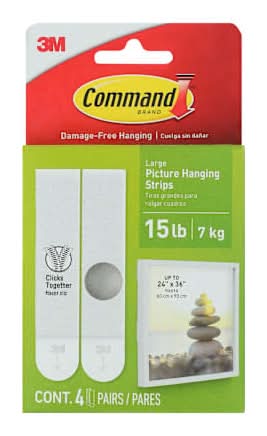 Command™ Large Picture Hanging Strips 4pk
