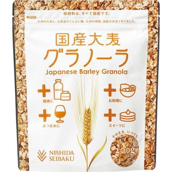 西田精麦　九州大麦グラノーラ　200g　J-006