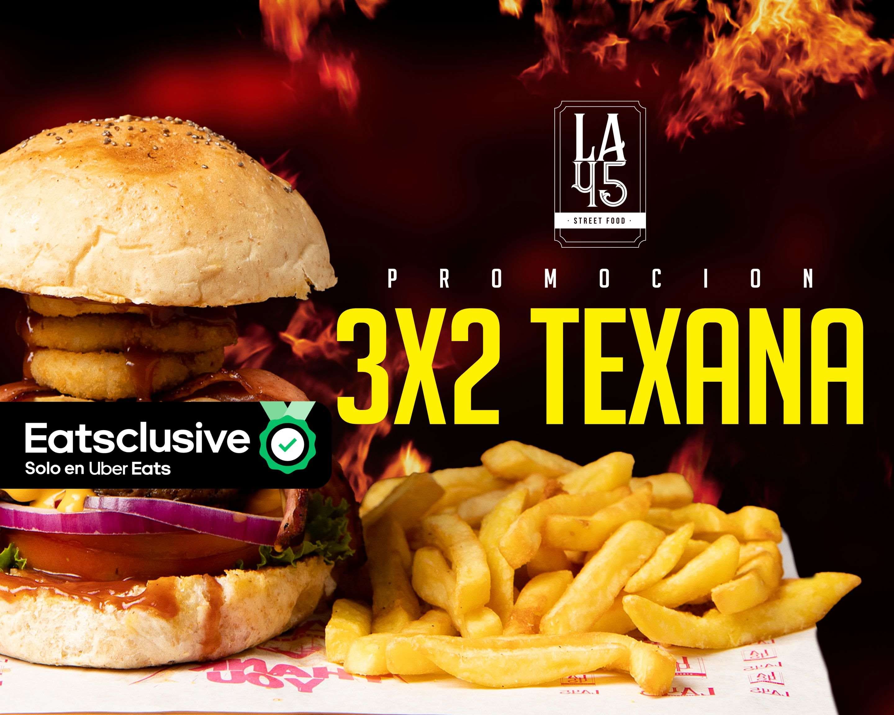 La 45 - Street Food a domicilio en San José, Costa Rica | Menú y