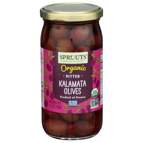 Sprouts Organic Pitted Kalamata Olives