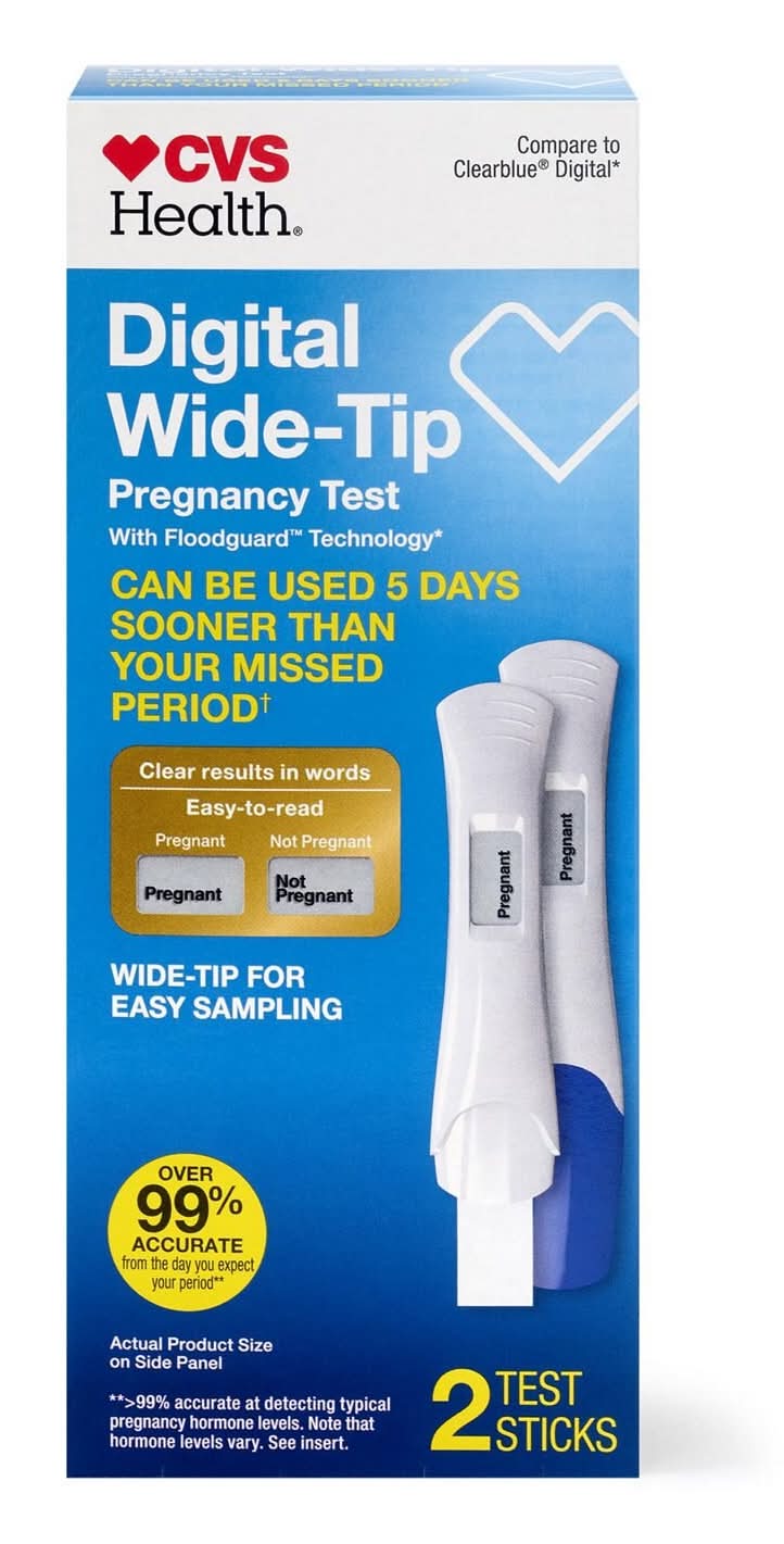 Cvs Digital-Wide Tip Pregnancy (Blue)