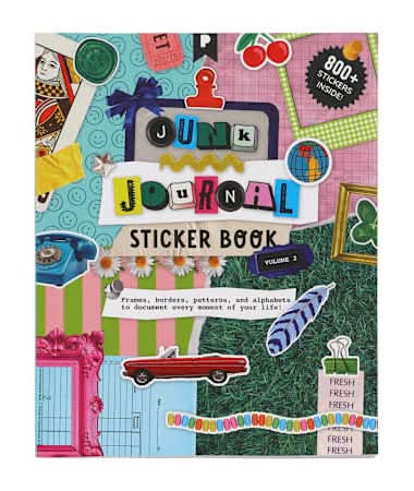 Junk Journal Sticker Book Junk Journal Volume 2