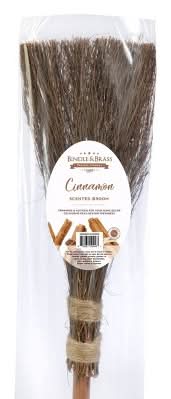 Bindle & Brass 36" Scented Broom with Cinnamon Wood Handle