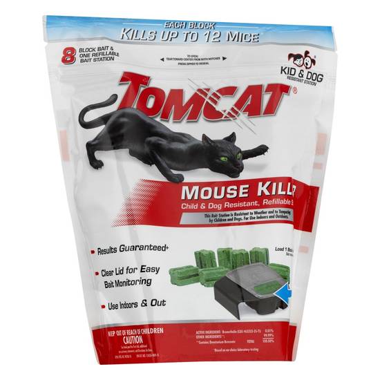 Tomcat Mouse Killer Child & Dog Resistant Refillable