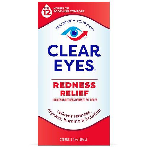 Clear Eyes Redness Relief Eye Drops - 1.0 fl oz