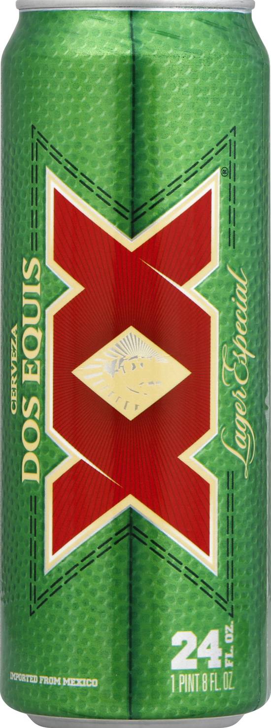 Dos Equis Lager Special Mexican Beer (24 fl oz)