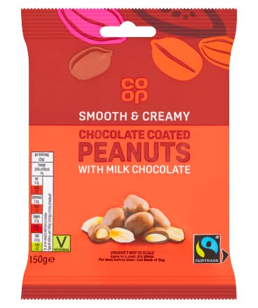 Co-op Milk Chocolate Coated Peanuts (150g)