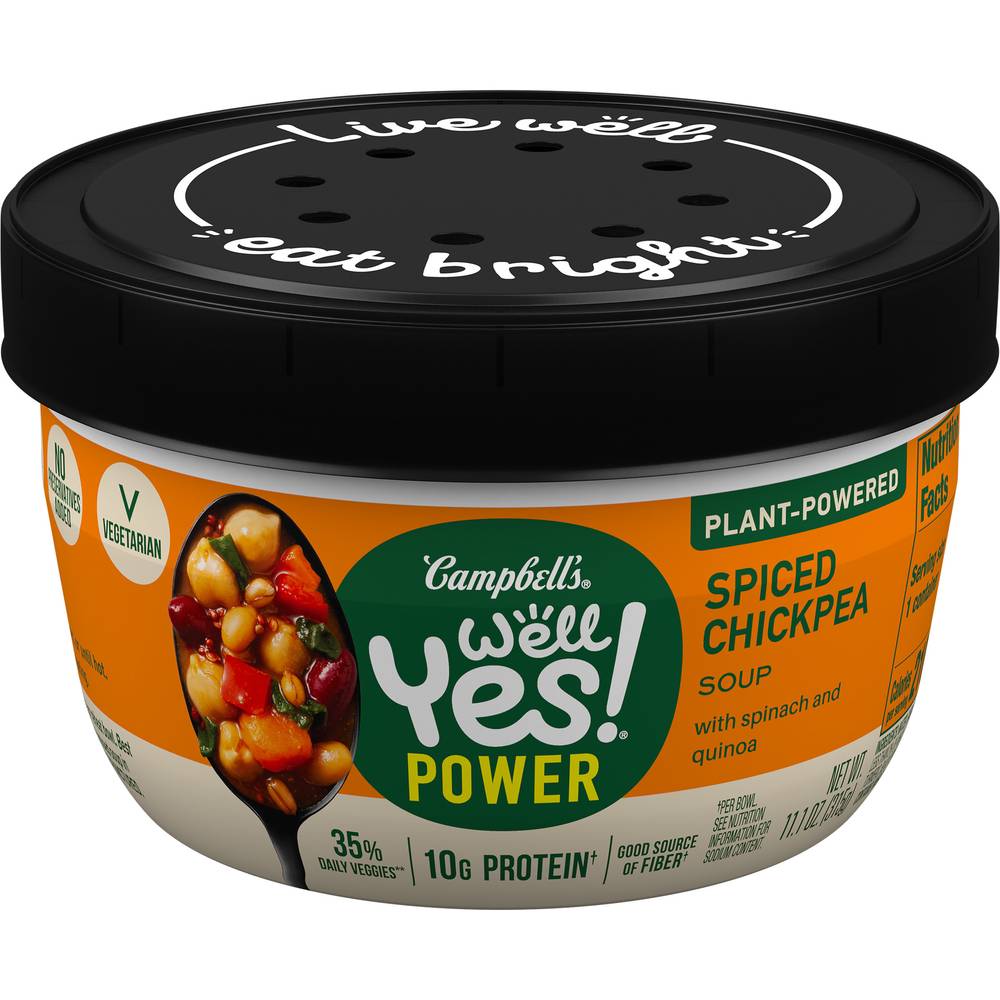 Campbell's Well Yes! Spiced Chickpea With Spinach & Quinoa Power Soup (11.1 oz)