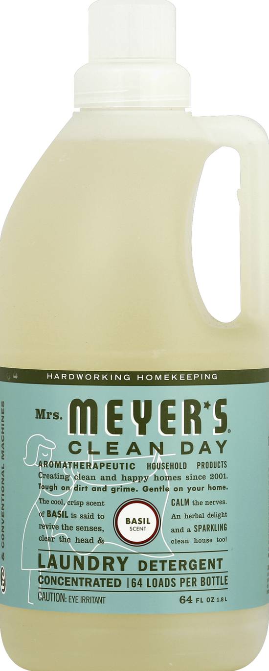 Meyers Clean Day Basil Scent Laundry Detergent (64 fl oz)