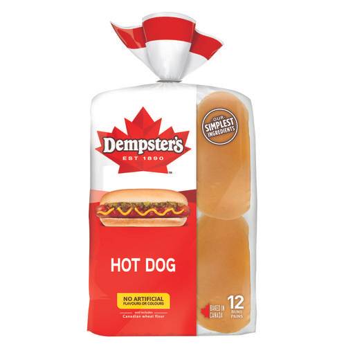 Dempster's Original Hot Dog Buns