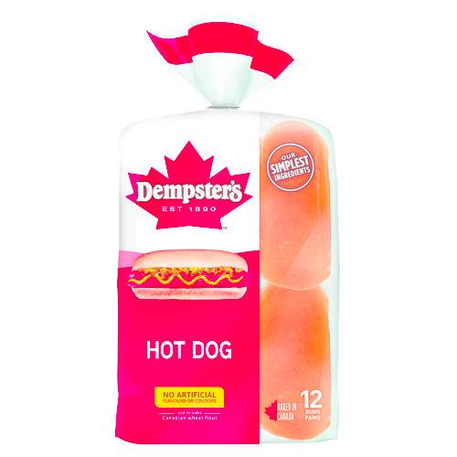 Dempster's Original Hot Dog Buns (12 units)