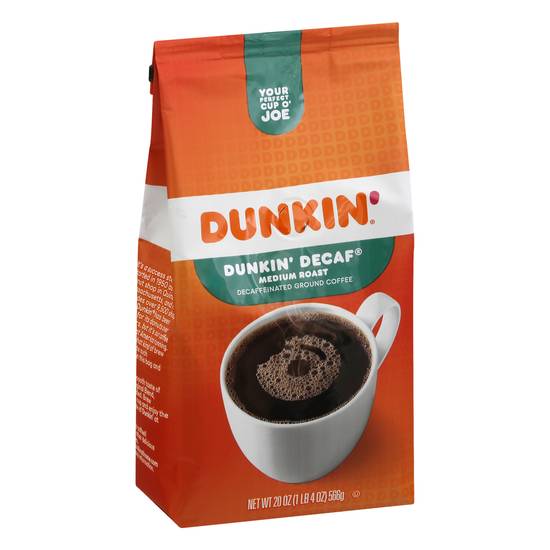 Dunkin' Decaf Medium Decaffeinated Ground Roast Coffee (20 oz)