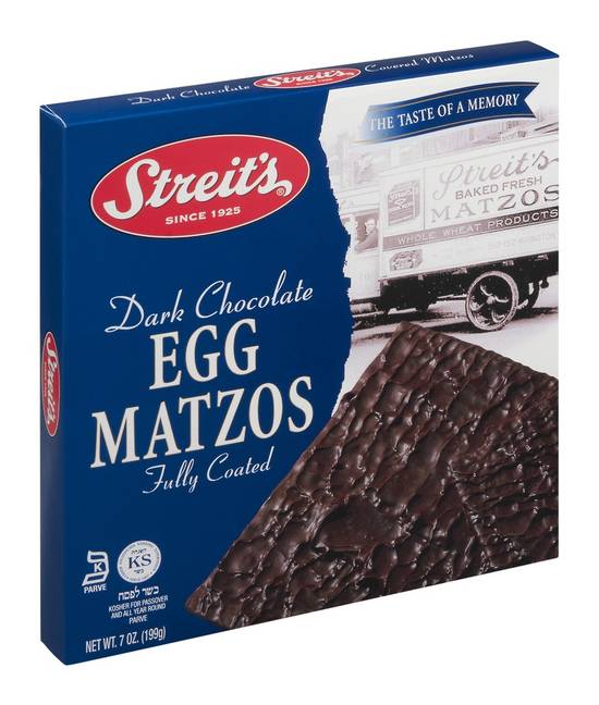 Streit's Dark Chocolate Egg Matzos