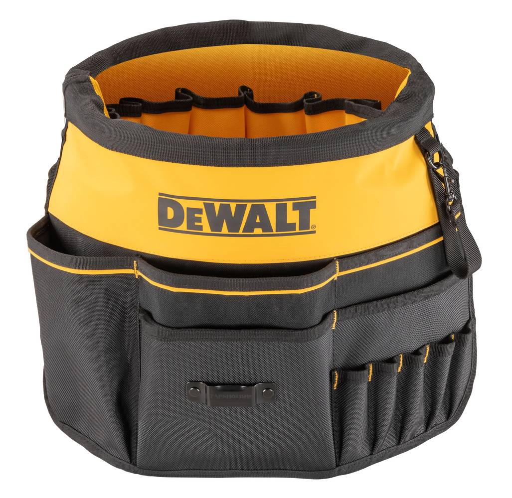 DEWALT Black- Yellow Ballistic Nylon 2-in 5-Gallon Bucket Organizer | DWST560109