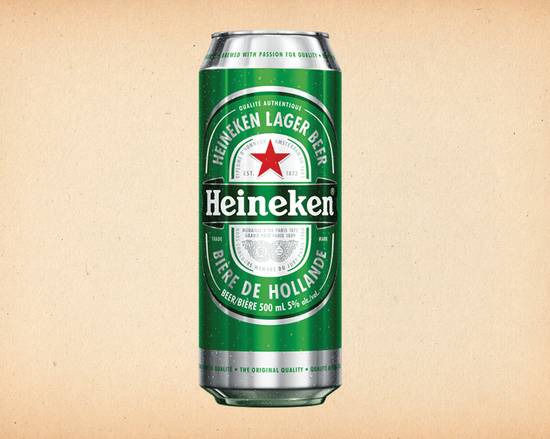 Heineken 500ml Tall Cans - 6 Pack Heineken