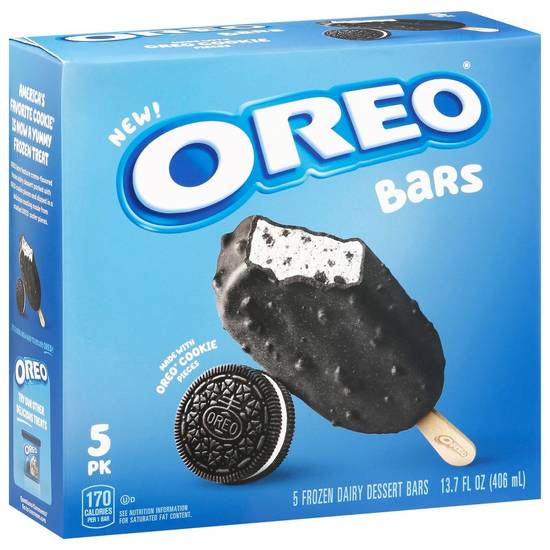 Oreo Frozen Dairy Ice Cream Bars (5 ct)