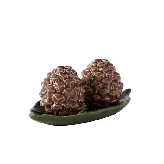 Bee & Willow™ Pine Cone Salt and Pepper Shaker Set with Tray