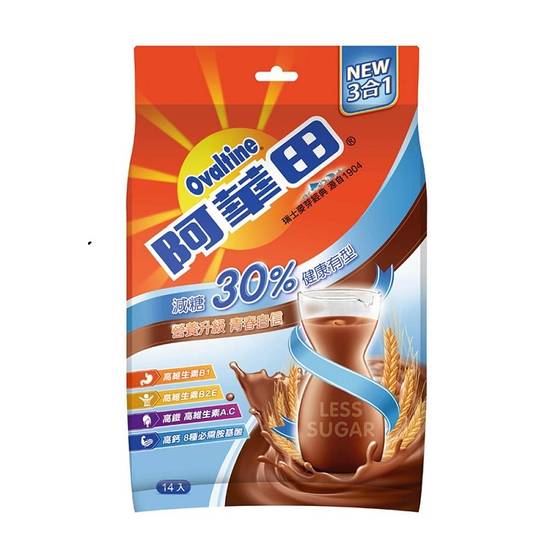 阿華田減糖巧克力營養麥芽飲品-31gx14 <31g克 x 14 x 1Bag袋> @14#4718262051574