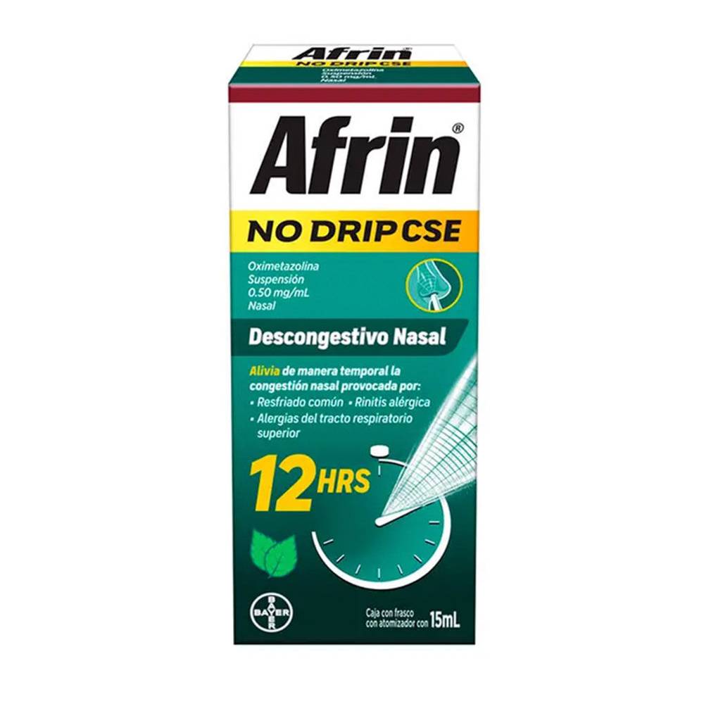 Bayer · Afrin no drip cse oximetazolina solución 0.50 mg/ml (15 ml)