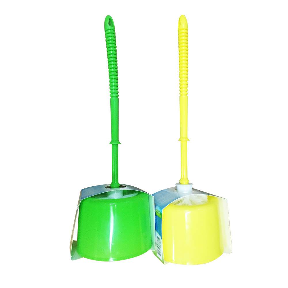 Clean Touch Toilet Brush With Holder