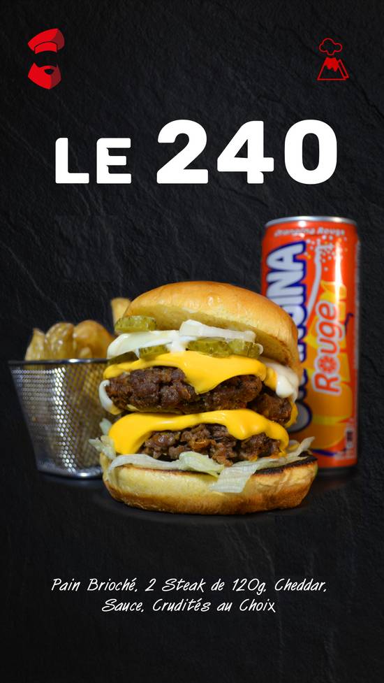 Menu burger 240  