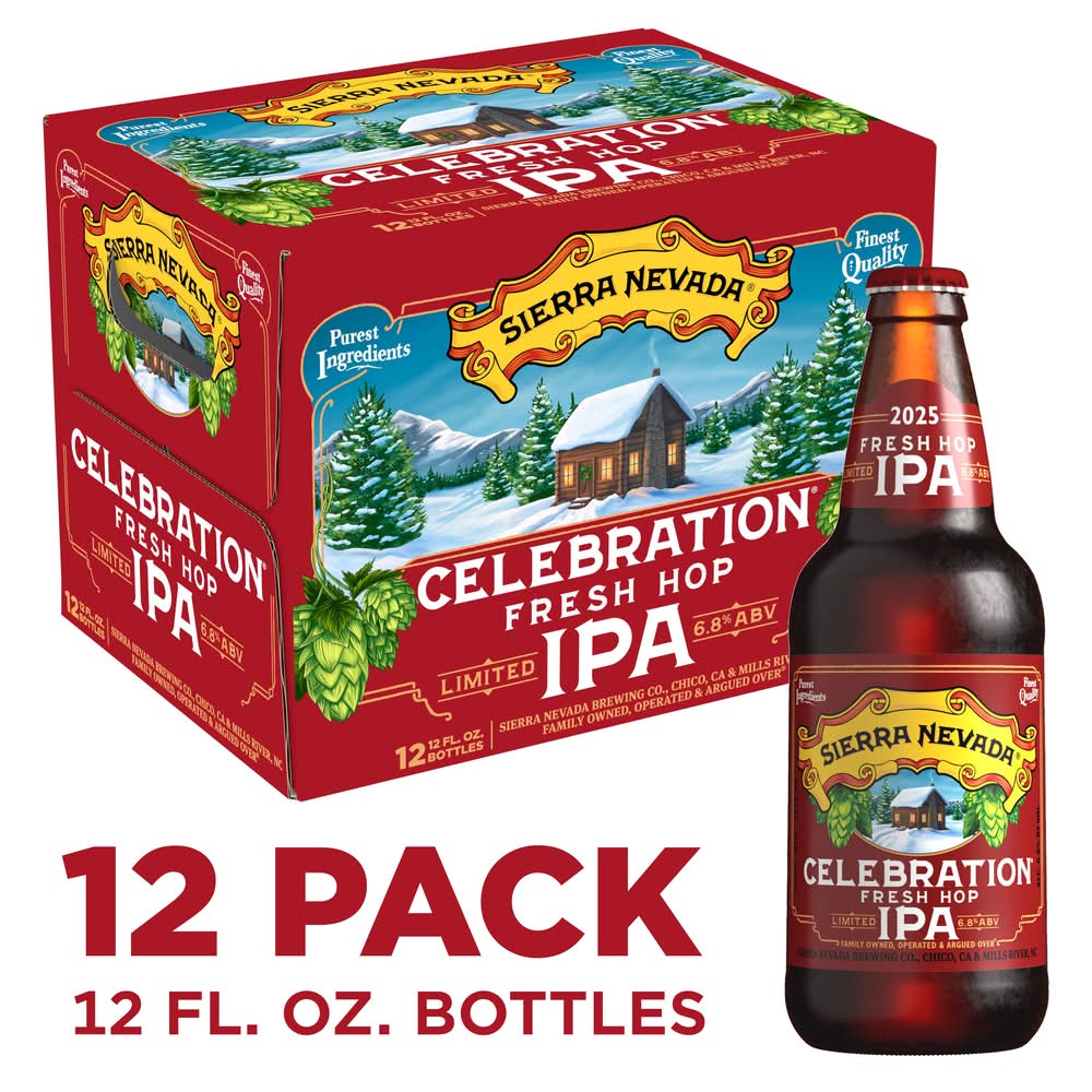 Sierra Nevada Celebration Fresh Hop Ipa Beer (12 x 1 oz)