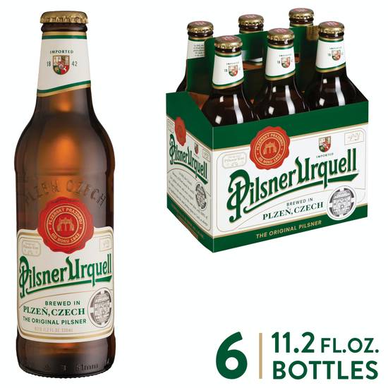 Pilsner Urquell the Original Pilsner Beer (6 ct, 11.2 fl oz)