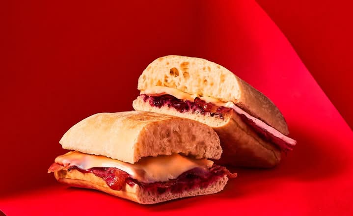 Brie, Bacon & Cranberry Panini