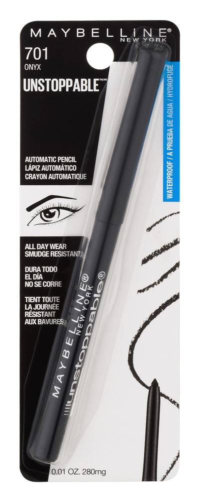 Maybelline 701 Onyx Unstoppable Waterproof Automatic Pencil (0.1 oz)