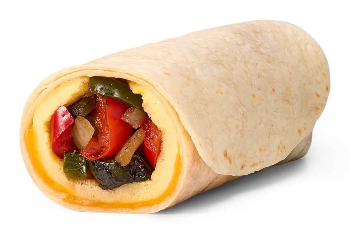 Fajita Veggie & Egg Omelet Breakfast Burrito
