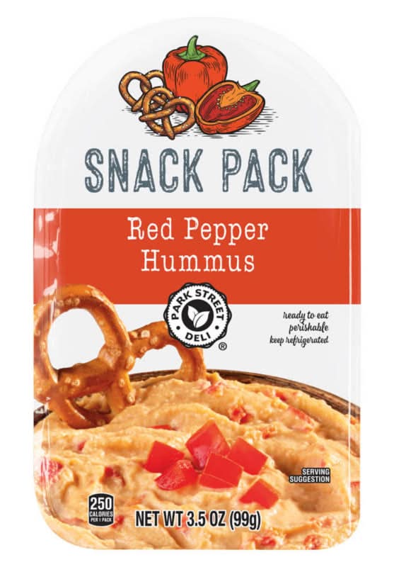 Park Street Deli Snack pack Hummus With Pretzels, Red Pepper (3.5 oz)