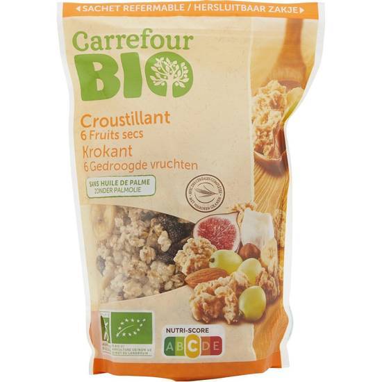 Carrefour Bio - Croustillant 6 fruits secs