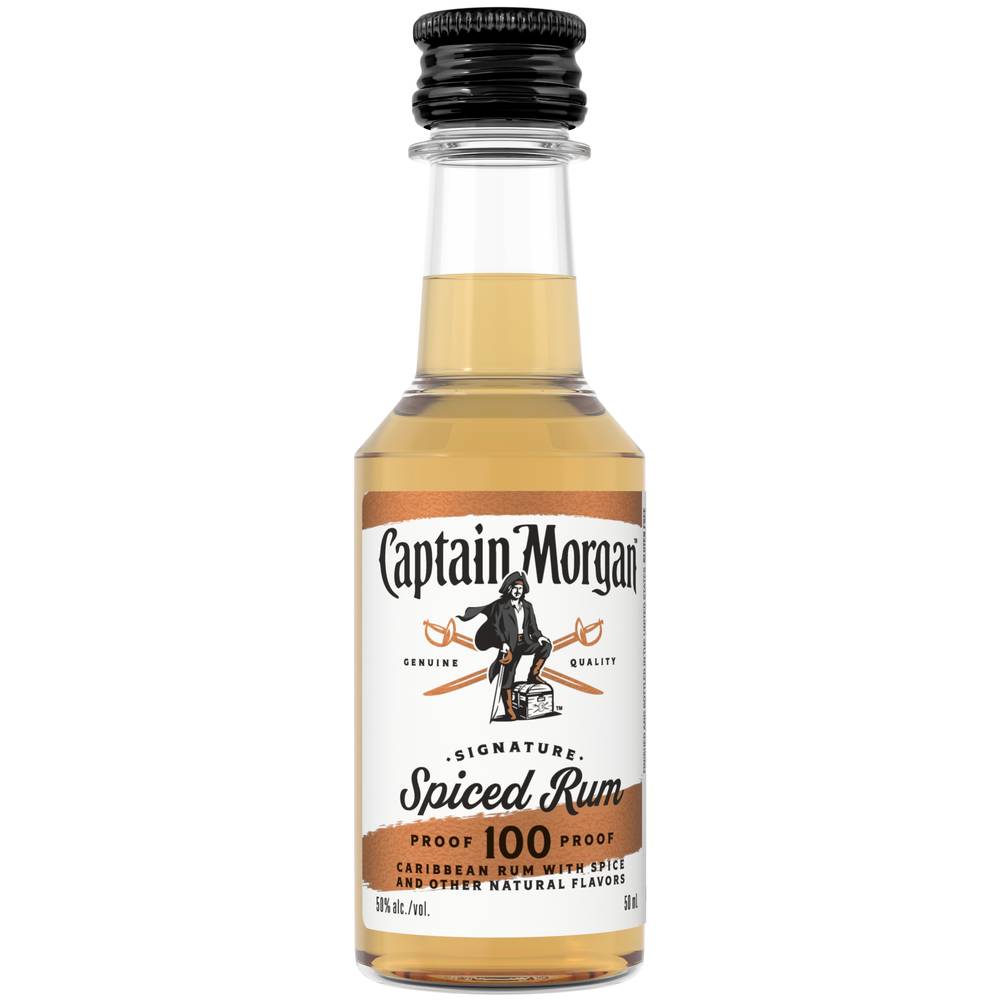 Captain Morgan 100 Proof Spiced Rum (50ml bottle)