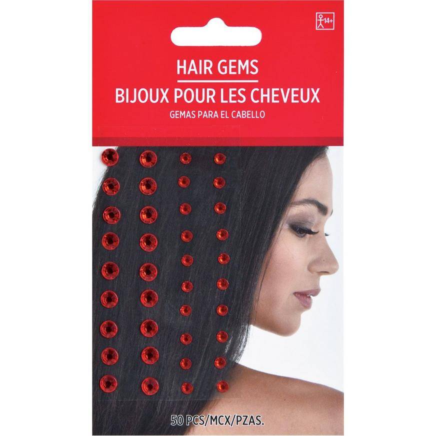 Party City Red Hair Gems (female/red)