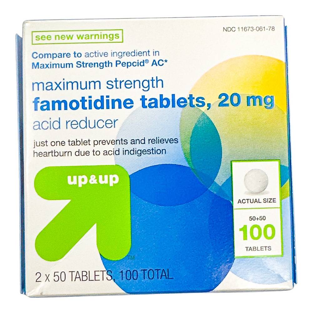 Up & Up Famotidine 20mg Maximum Strength Acid Reducer Tablets