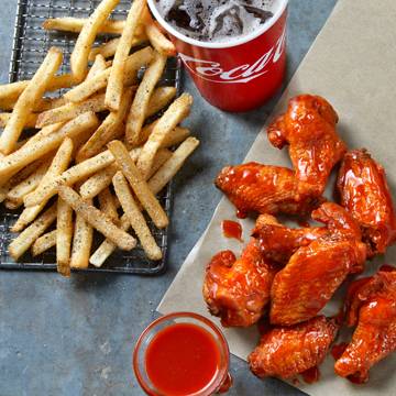 Order Bone-In Wings Combo food online from Apps All Around store, Rochester on bringmethat.com
