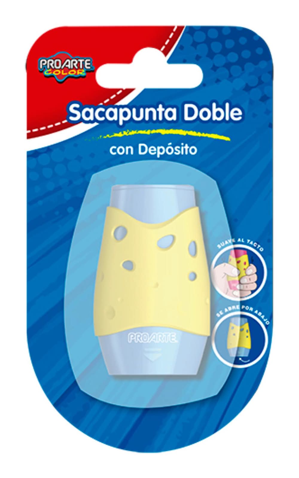 Proarte · Soft vertical sacapuntas doble con depósito