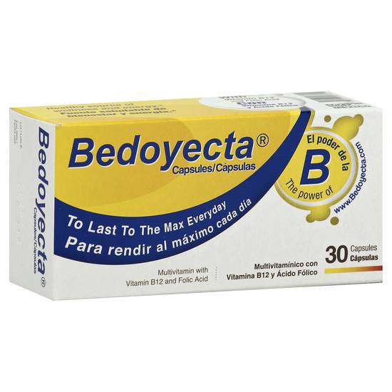 Bedoyecta Multivitamin With Vitamin B12 & Folic Acid (30 capsules)
