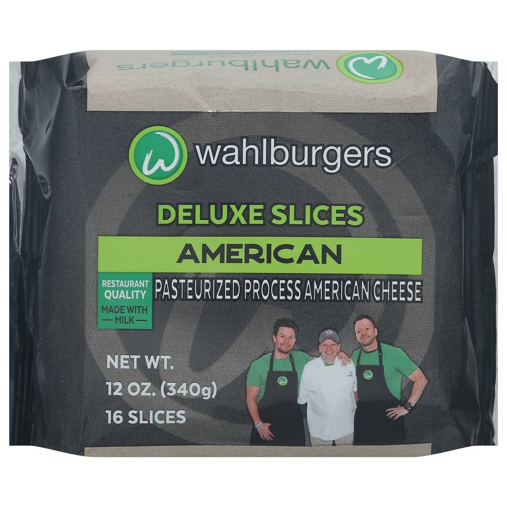 Wahlburgers Deluxe Slices American Cheese (12 oz, 16 ct)