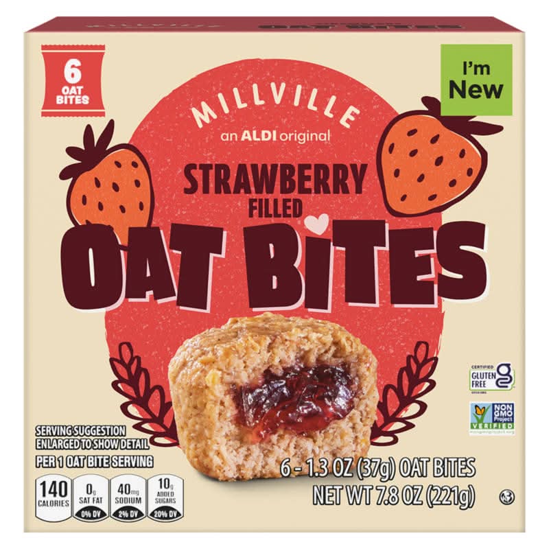 Millville Oat Bites, Strawberry