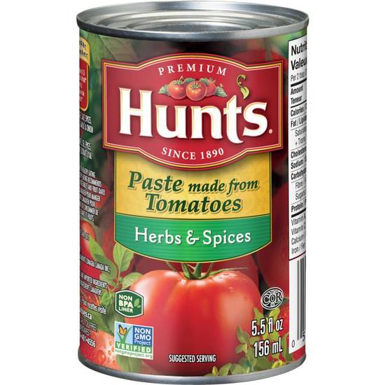 Hunt's Tomato Paste With Herbs & Spices (156 ml)