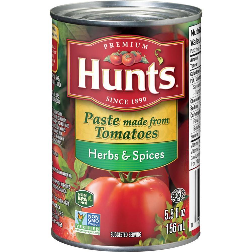 Hunt's Tomato Paste With Herbs & Spices (156 g)